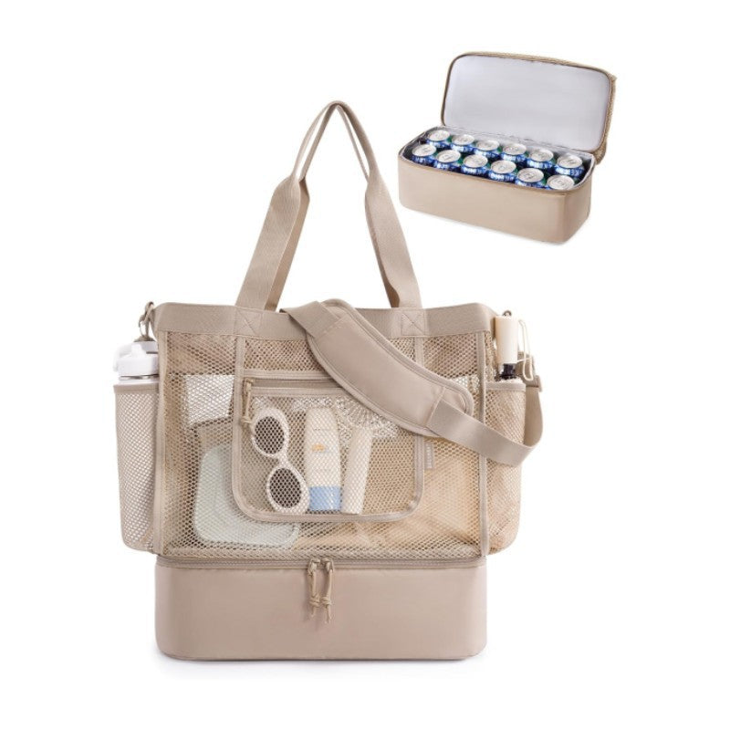 # Mesh Tote Beach Bag