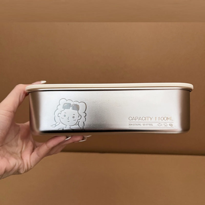 304 Stainless Steel Food Storage Container