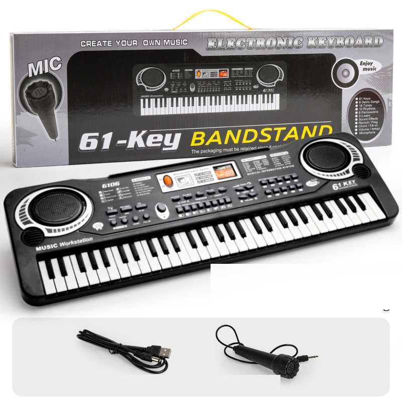 **Multifunctional 61-Key Children's Electronic Keyboard**