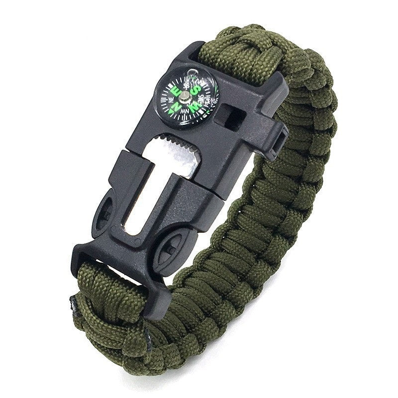 # 5-in-1 Multifunctional Outdoor Survival Paracord Bracelet