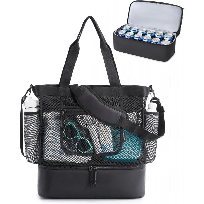 # Mesh Tote Beach Bag