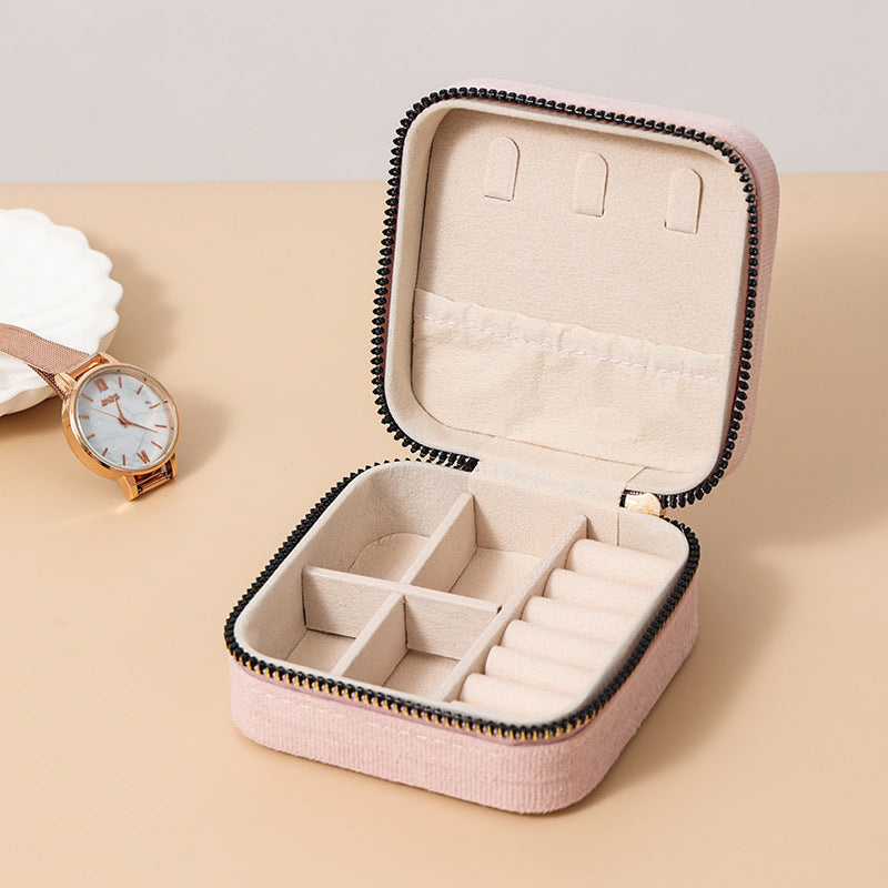 **Mini Portable Travel Jewelry Organizer**