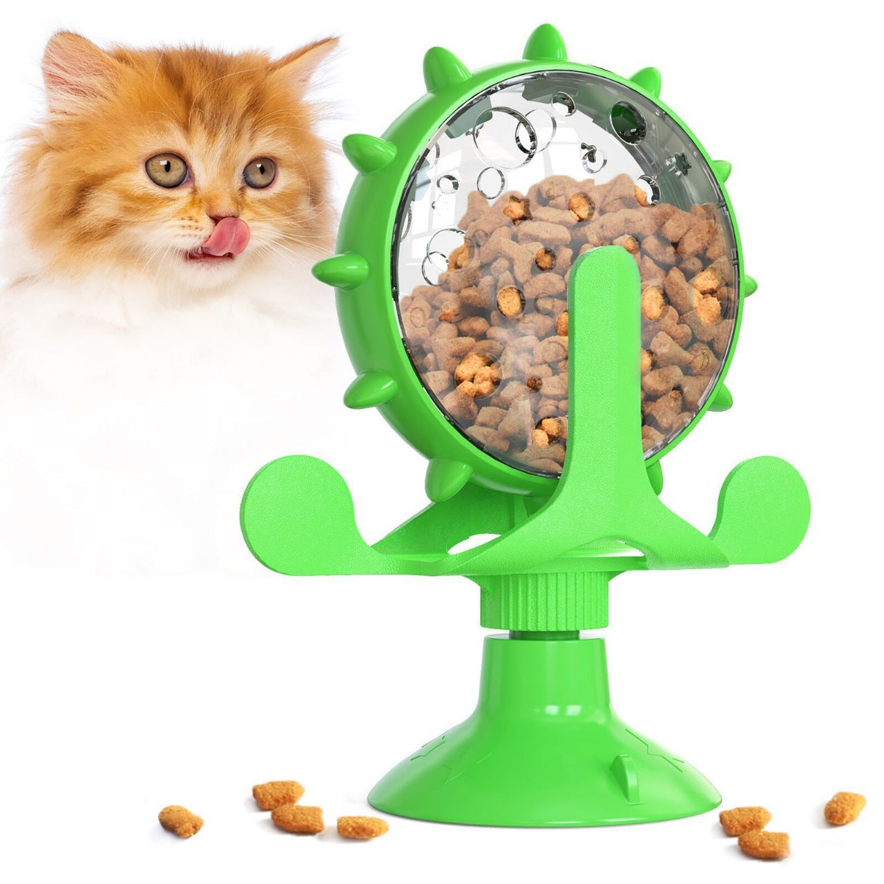 # Pet Windmill Wheel Food Dispenser for Suspicion