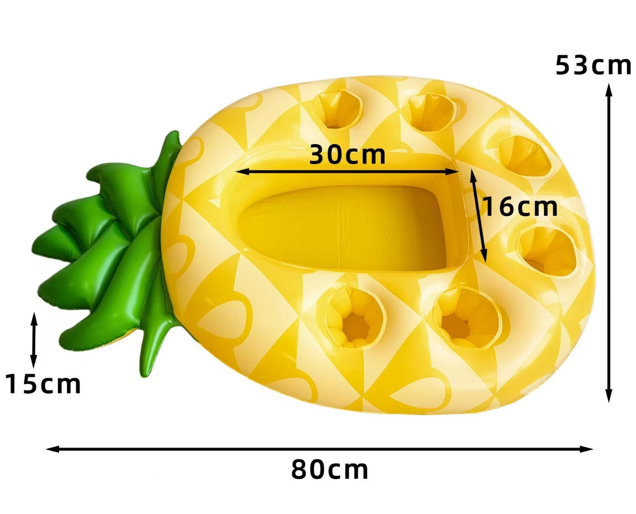 # Inflatable Water Floating Ice Bucket with Plant Shapes