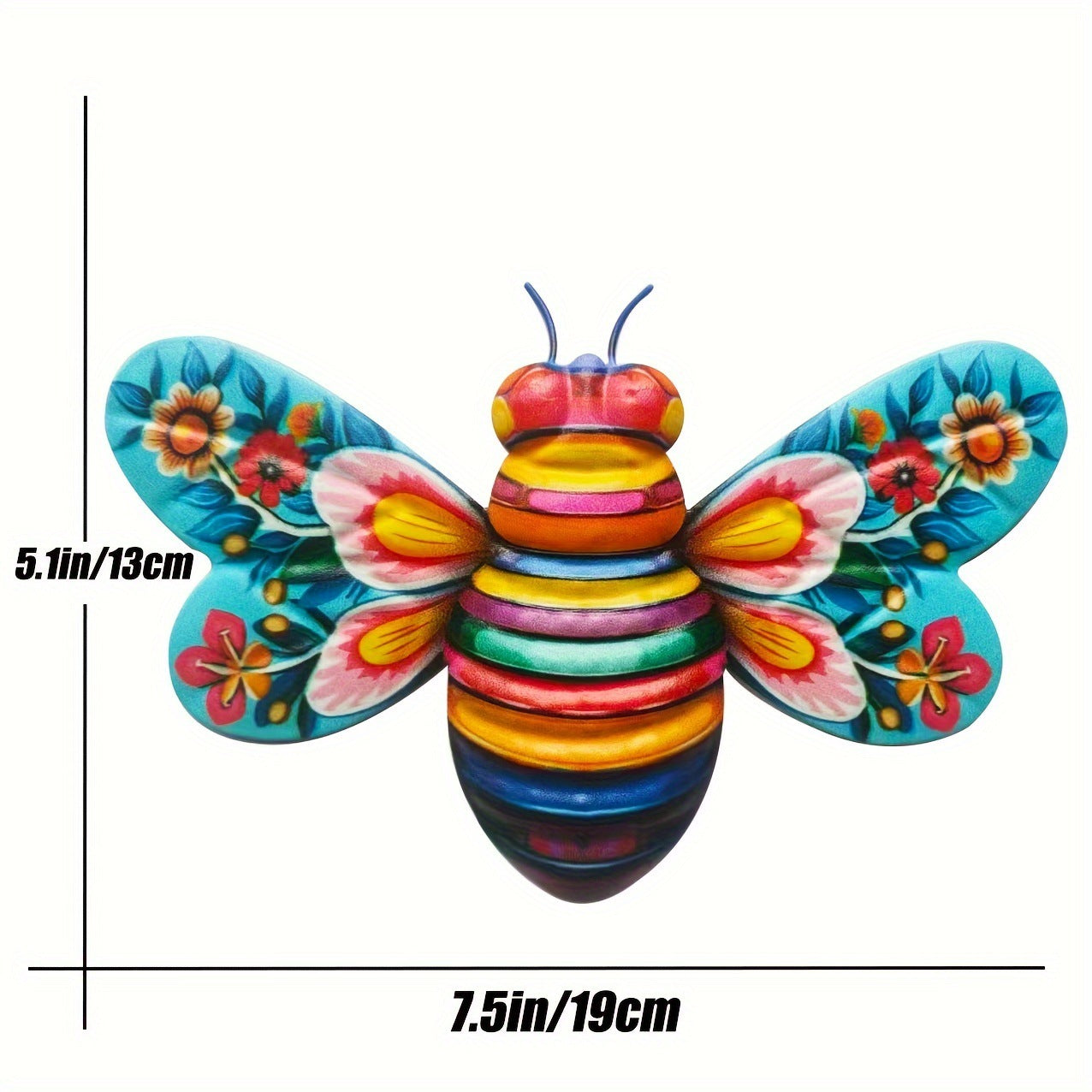# Wrought Iron Bee Window and Patio Decorative Hanging Piece