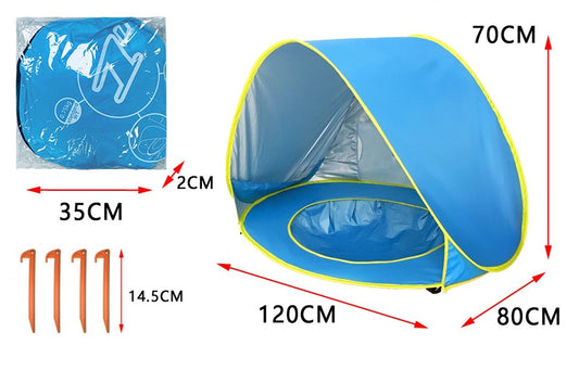 # Infant Beach Sun Protection and Water Play Tent