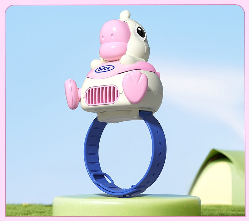 # Cartoon Watch Handheld Fan