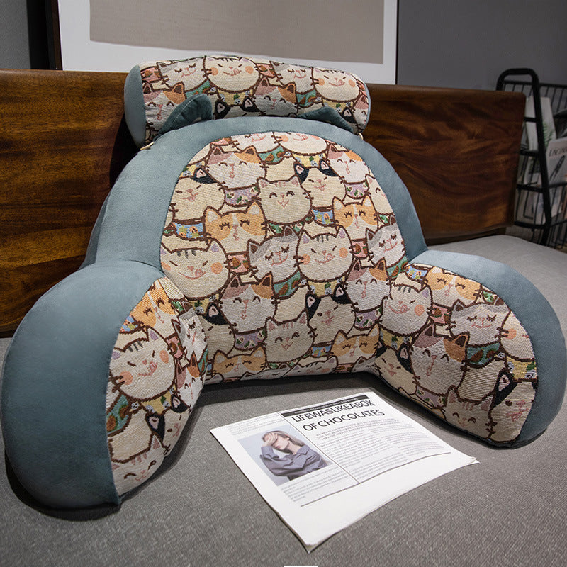 Soft Backrest Cushion with Lumbar Support