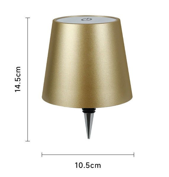 LED Ambient Table Lamp with Insert-Type Wine Bottle Design