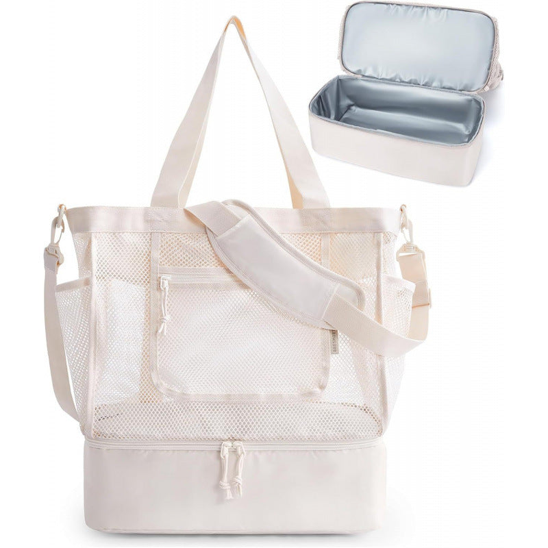 # Mesh Tote Beach Bag