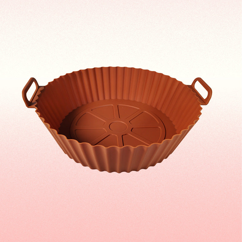 Round Silicone Air Fryer Baking Tray