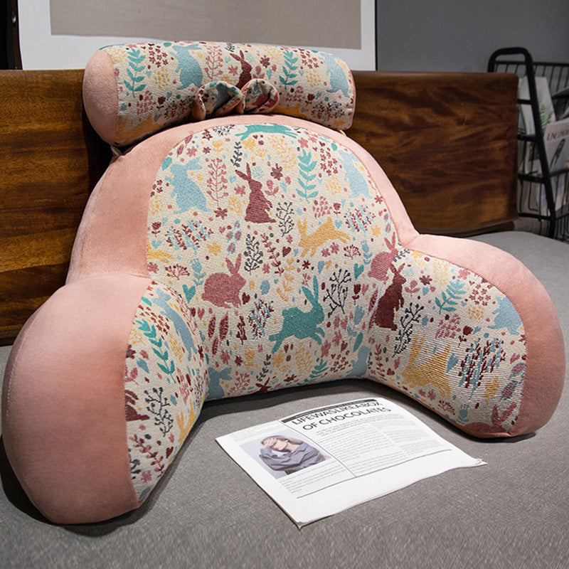 Soft Backrest Cushion with Lumbar Support