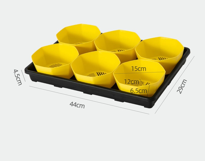 **Resin Plastic Succulent Flower Pots**
