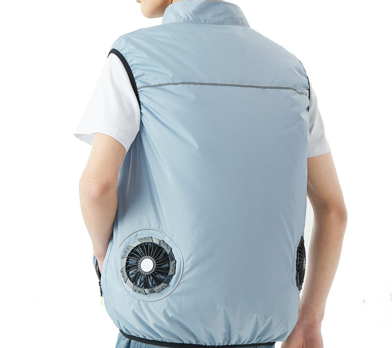 # Outdoor Cooling Vest with Air Conditioner Fan