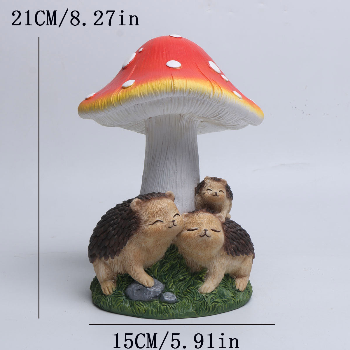 **Outdoor Artificial Mushroom Resin Landscape Ornament**