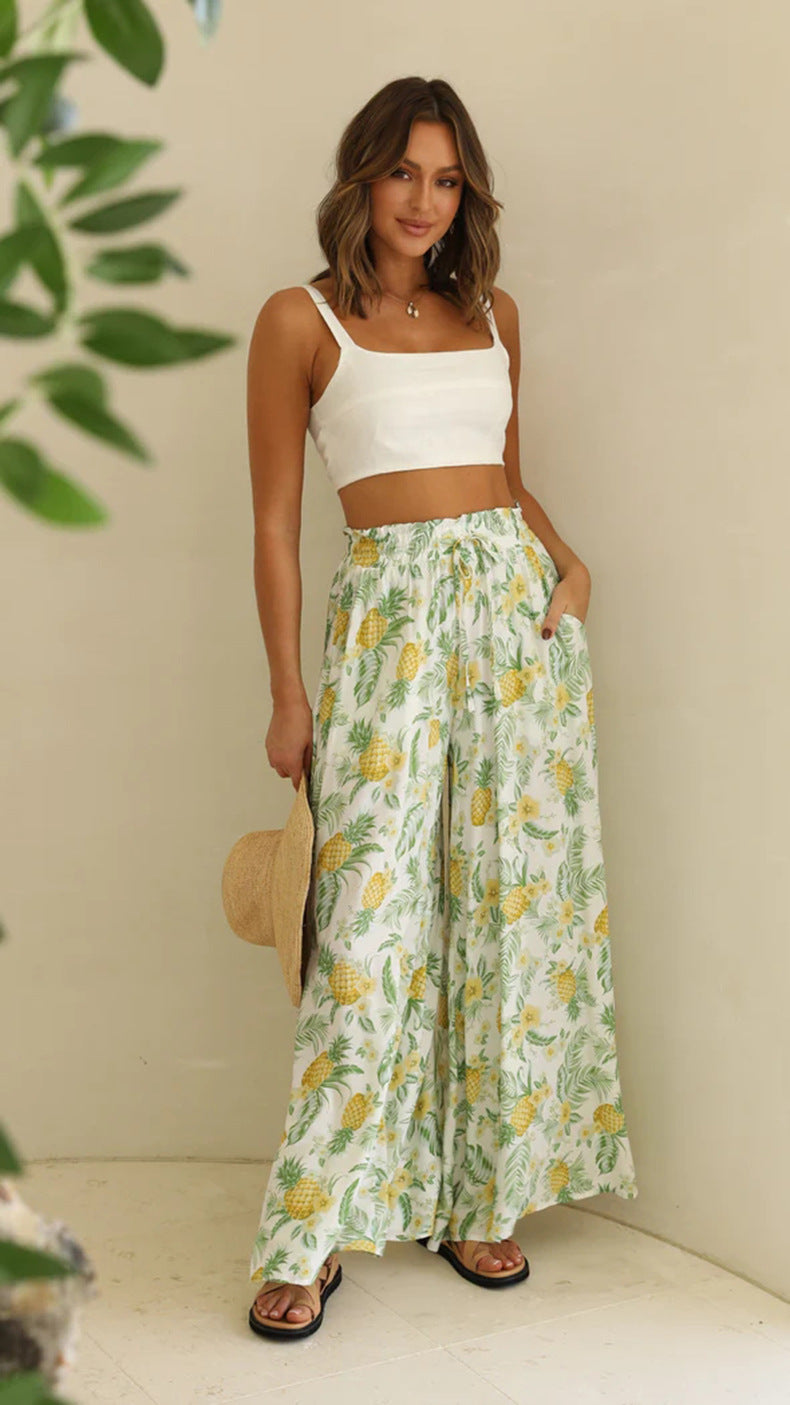 # Women's Loose-fitting Fashion Wide-Leg Casual Trousers