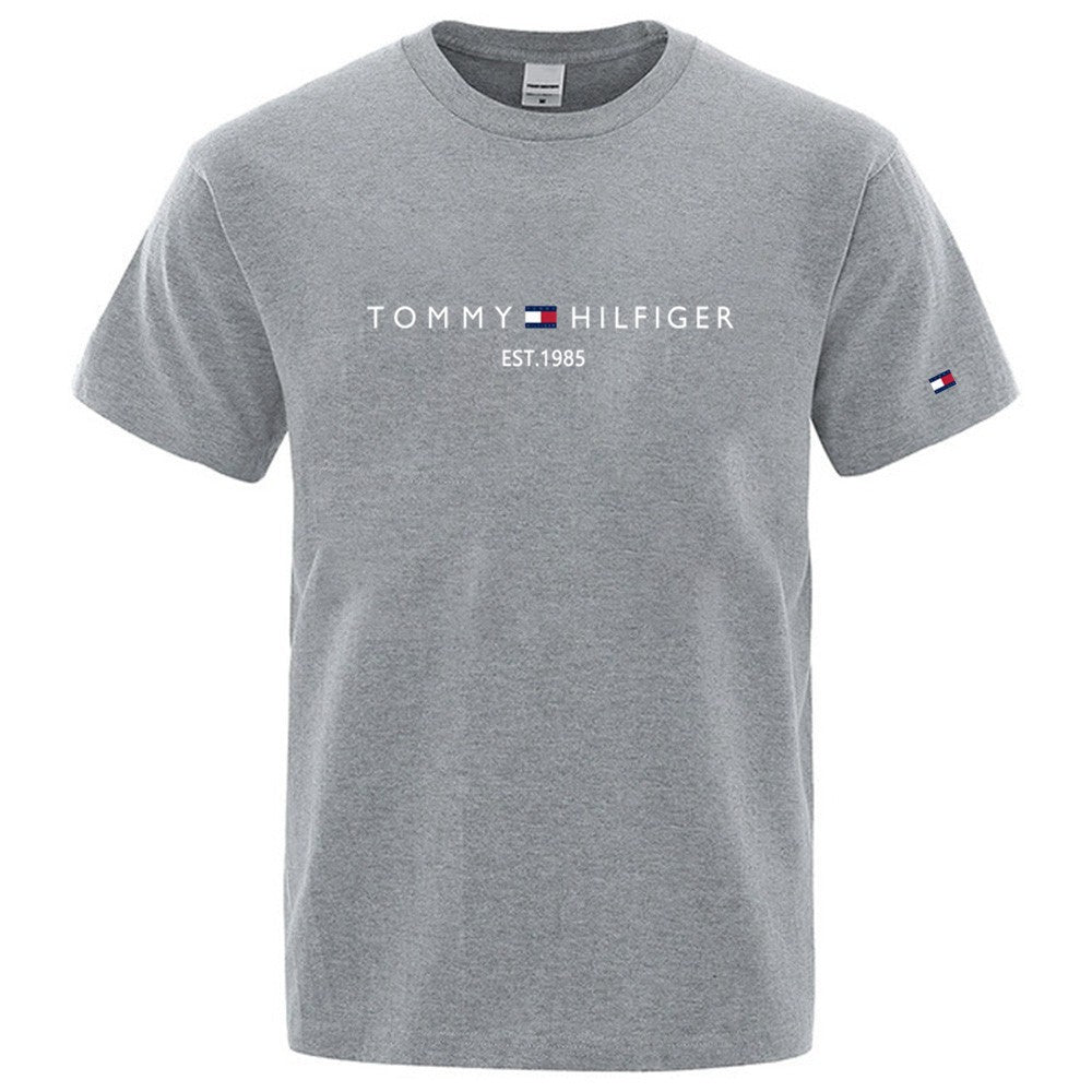 # Stylish Casual Crew Neck Short-Sleeve Men's T-Shirt