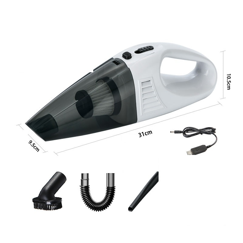 High-power handheld vacuum cleaner for home and car
