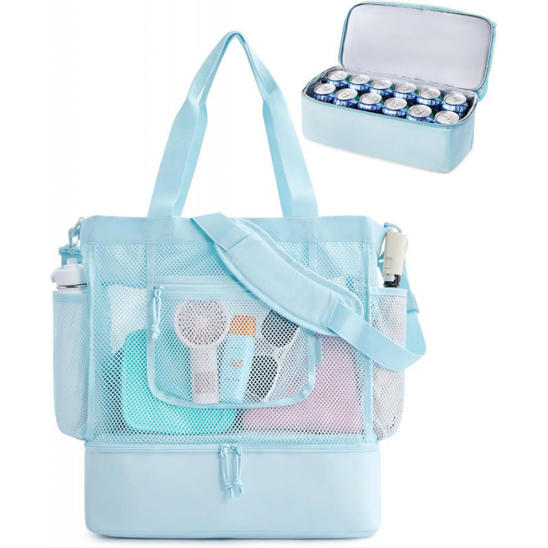 # Mesh Tote Beach Bag