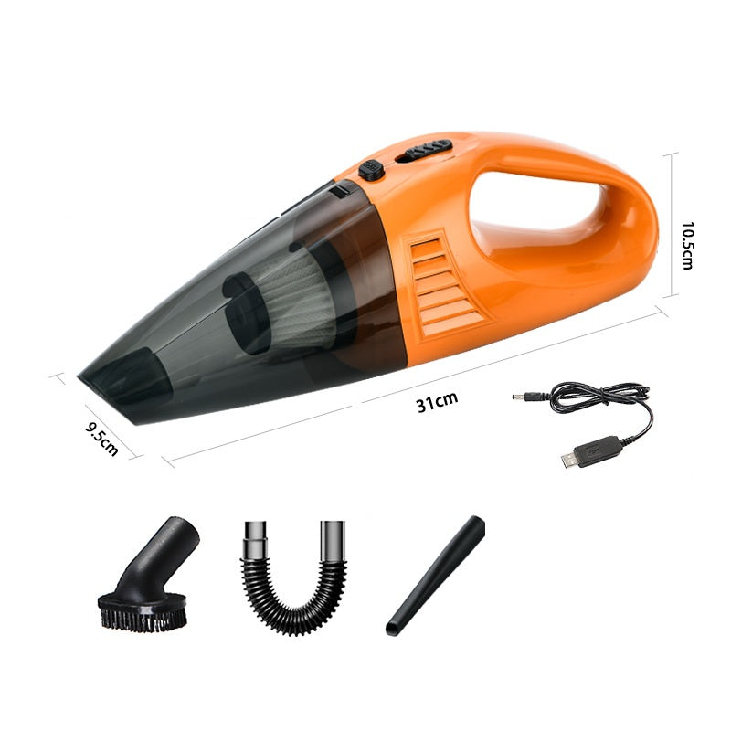 High-power handheld vacuum cleaner for home and car