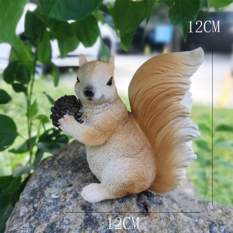 **Simulated Resin Animal Garden Hanging Ornaments**