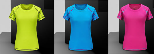 # Women's Outdoor Quick-Dry Crew Neck Short-Sleeve T-Shirt