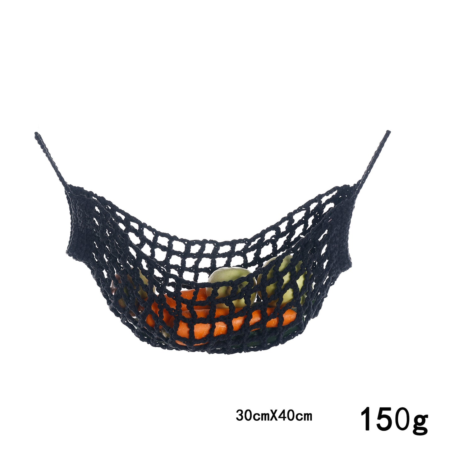 **Handmade Woven Cotton Rope Fruit Mesh Bag Storage Bag**