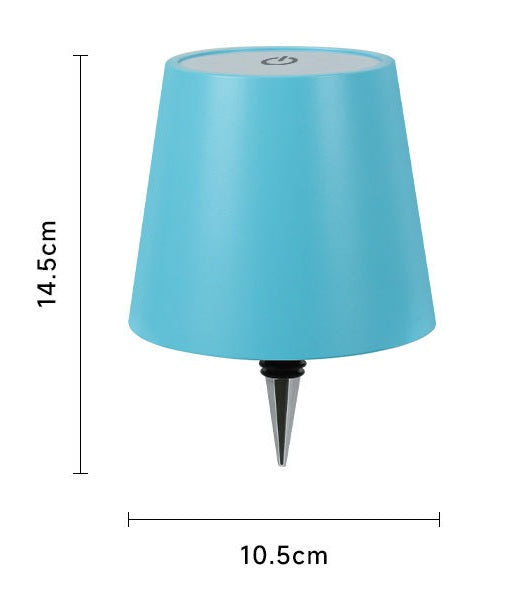 LED Ambient Table Lamp with Insert-Type Wine Bottle Design