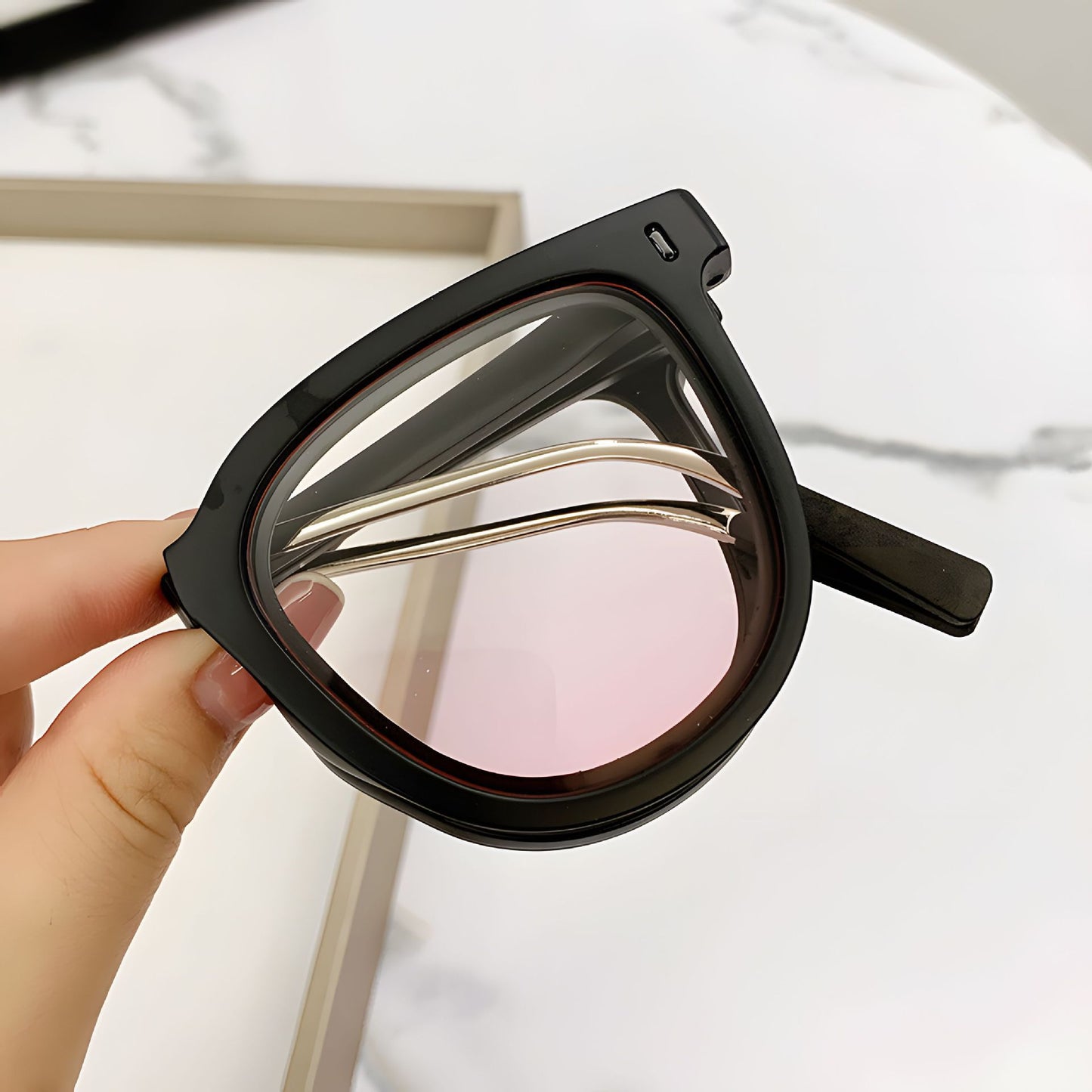 # Women's Folding Sunscreen Sunglasses