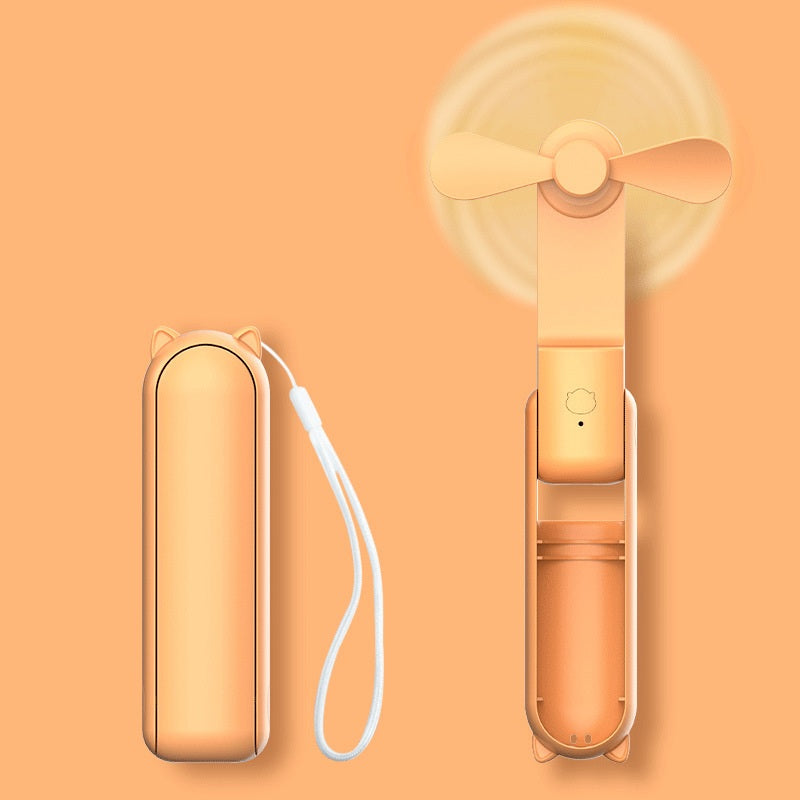 # 2-in-1 Folding Handheld Fan