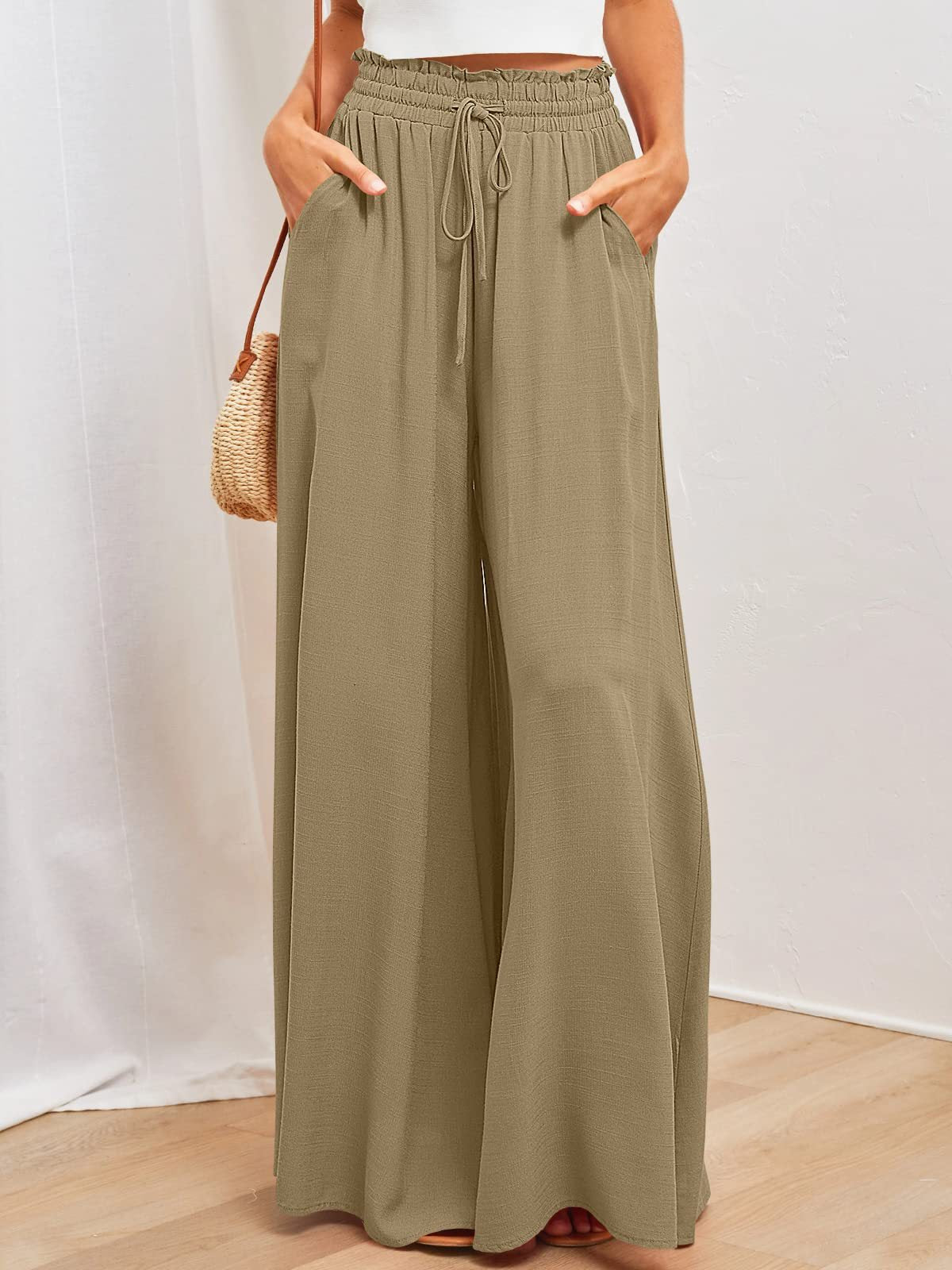 # Women's Loose-fitting Fashion Wide-Leg Casual Trousers
