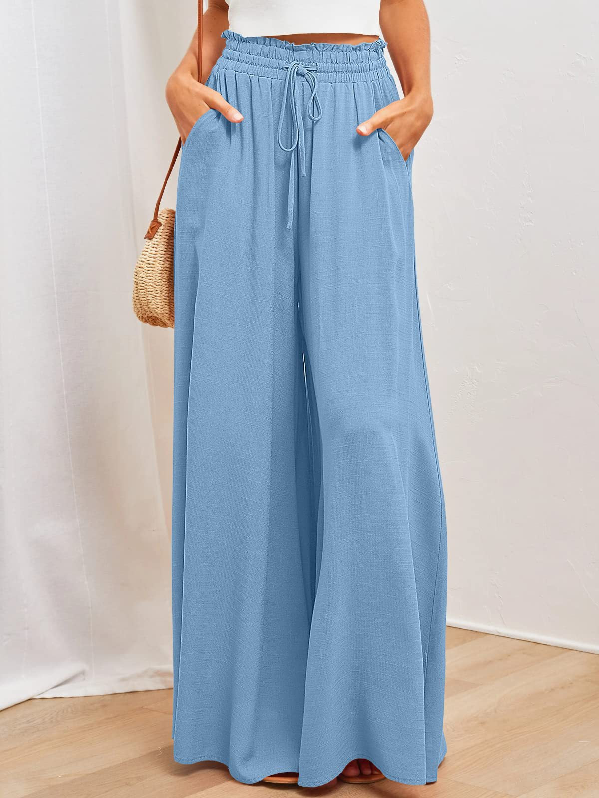 # Women's Loose-fitting Fashion Wide-Leg Casual Trousers