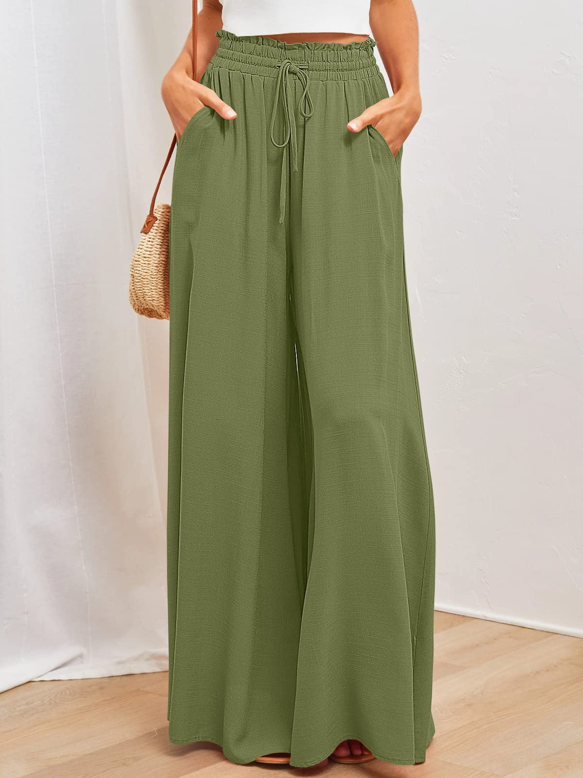 # Women's Loose-fitting Fashion Wide-Leg Casual Trousers