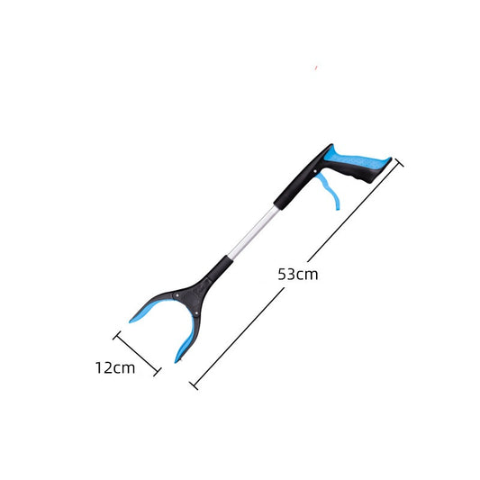 Foldable trash clip