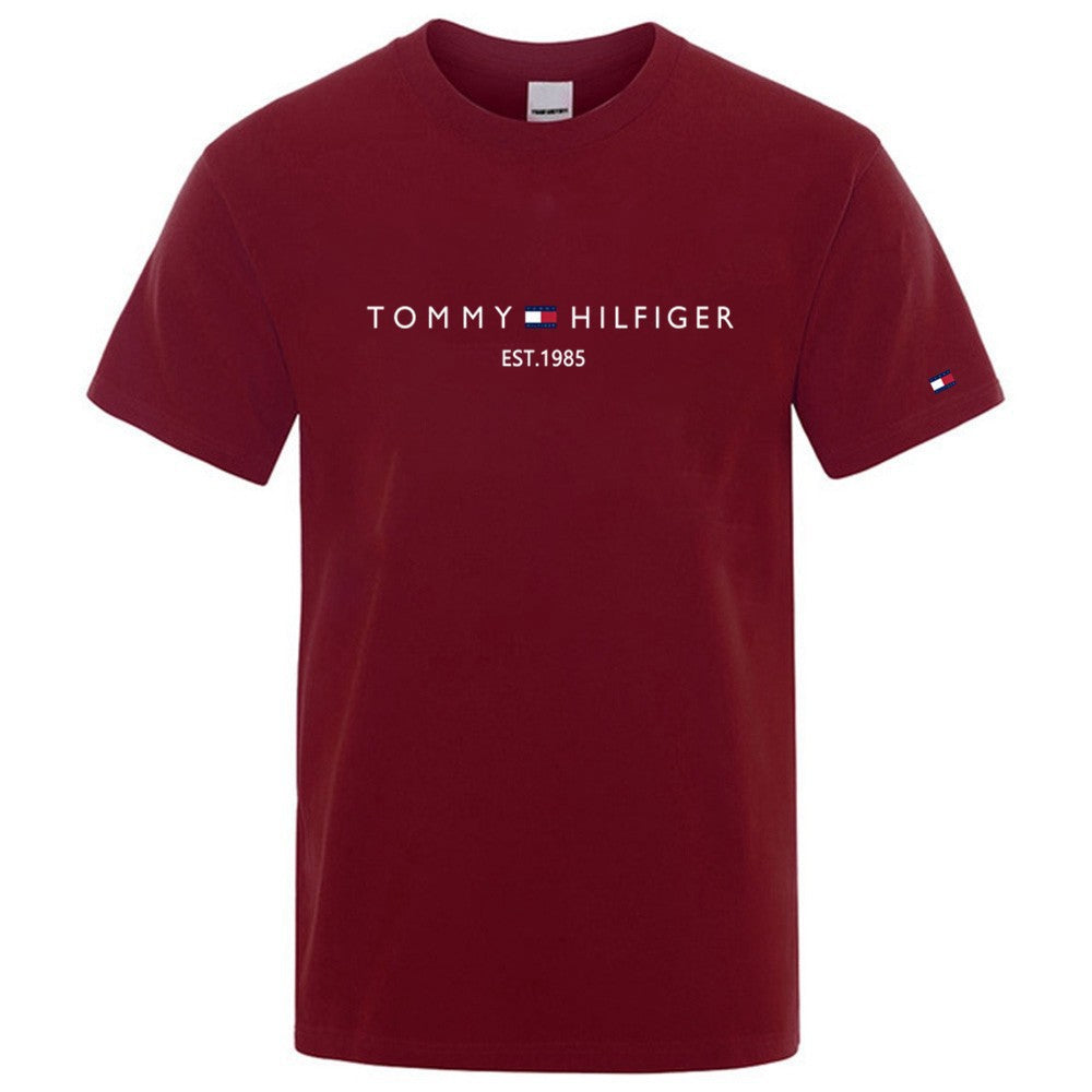 # Stylish Casual Crew Neck Short-Sleeve Men's T-Shirt