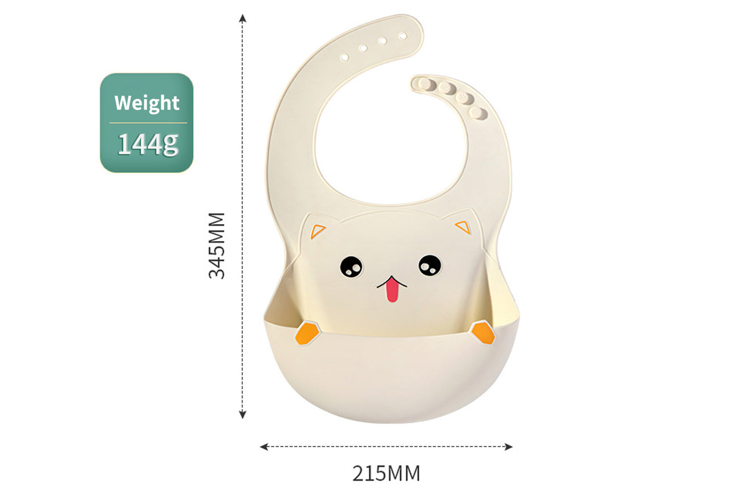 Cartoon Silicone Baby Plate Set | 3-Piece Set