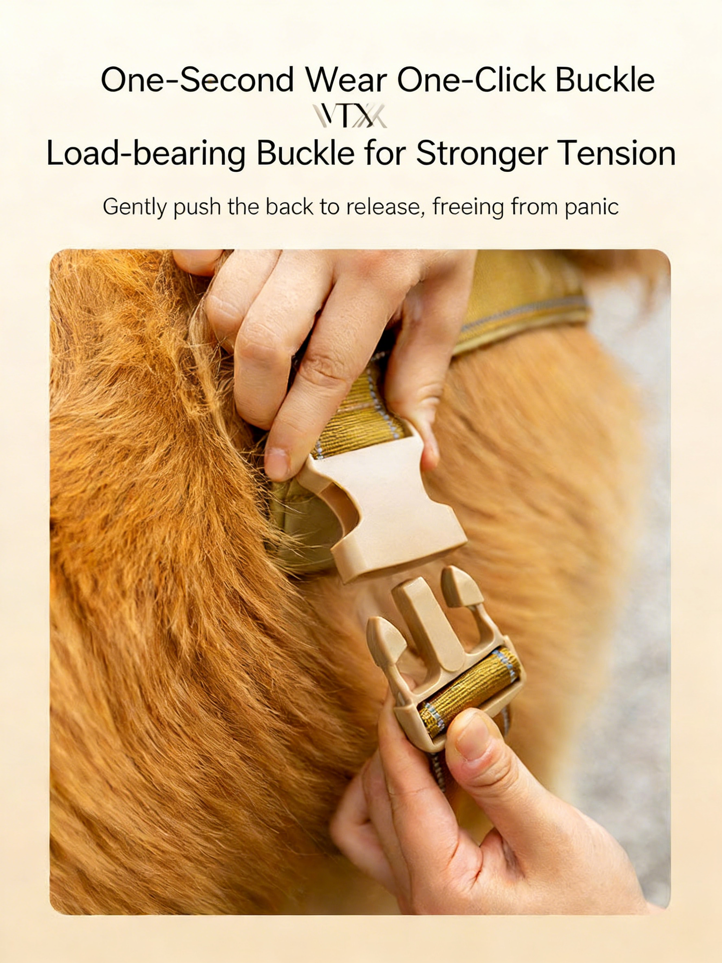 **Upgraded Tactical Dog Harness (Explosion-Proof Dog Collar)**