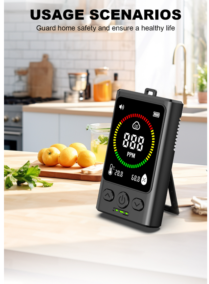 **Carbon Monoxide Detector | Toxic Gas Alarm | Air Quality Monitor**