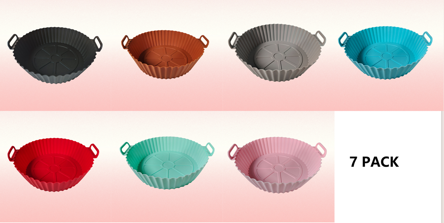 Round Silicone Air Fryer Baking Tray