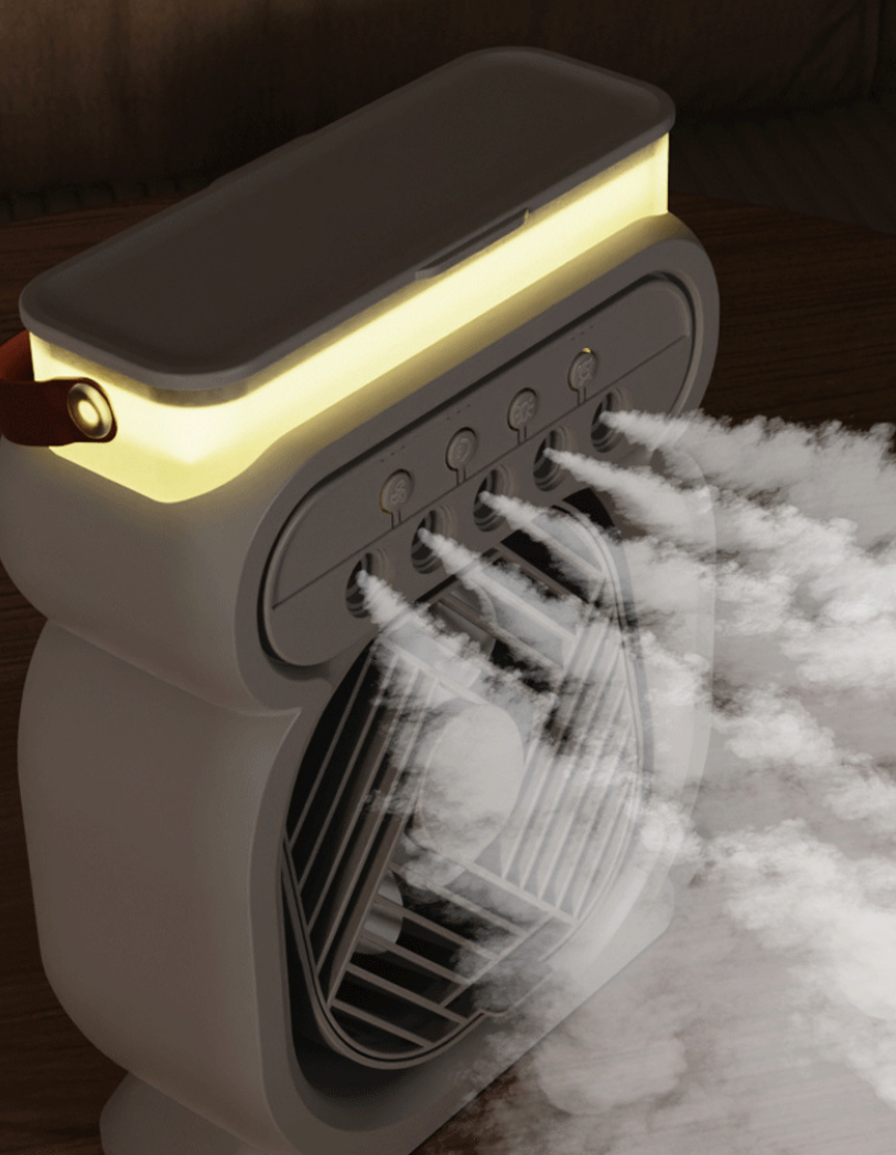 # Desktop Five-Nozzle Spray Cooling Air Fan