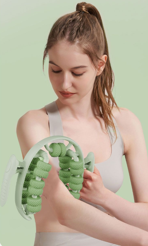 # 26-Roll Adjustable Circular Leg Massager