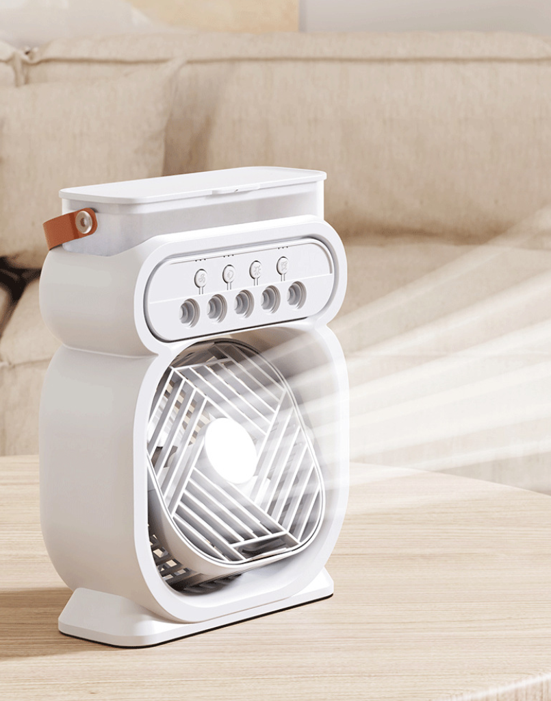 # Desktop Five-Nozzle Spray Cooling Air Fan