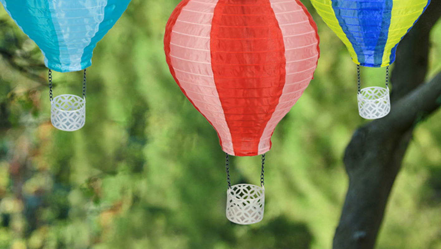 # Solar-Powered Hot Air Balloon Decorative Light