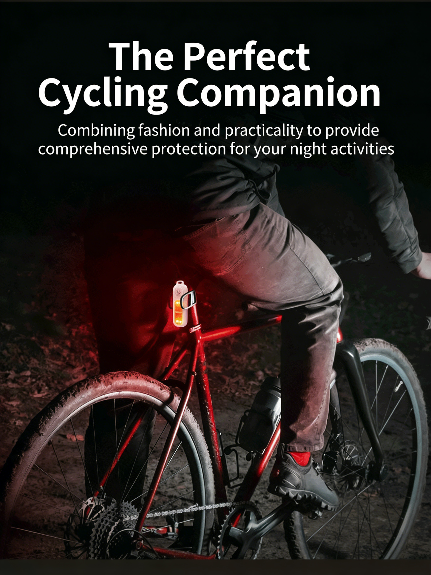 Outdoor night running tri color luminous light