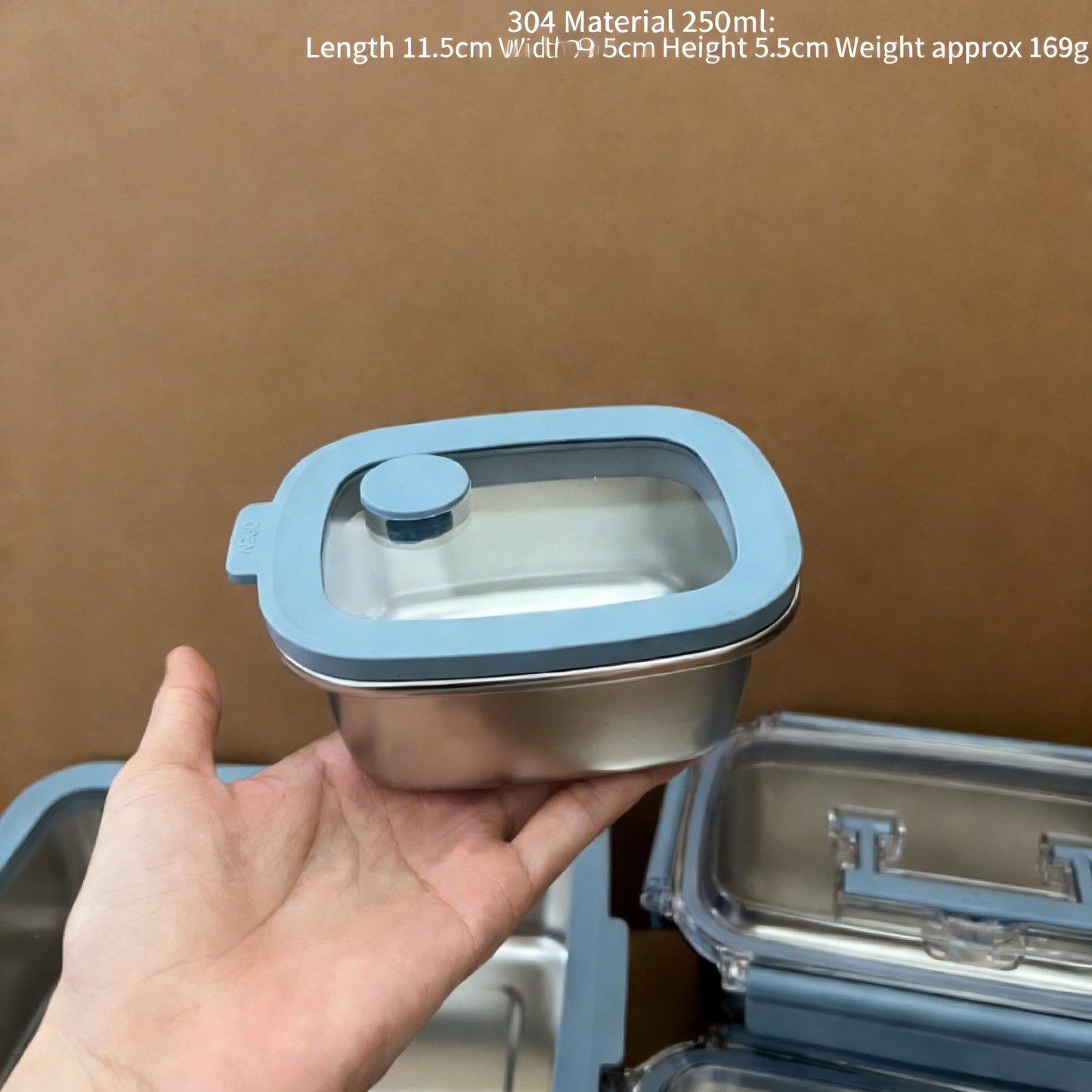 304 Stainless Steel Food Storage Containers